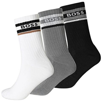 Теннисные носки BOSS QS Rib Stripe 3P - open miscellaneous