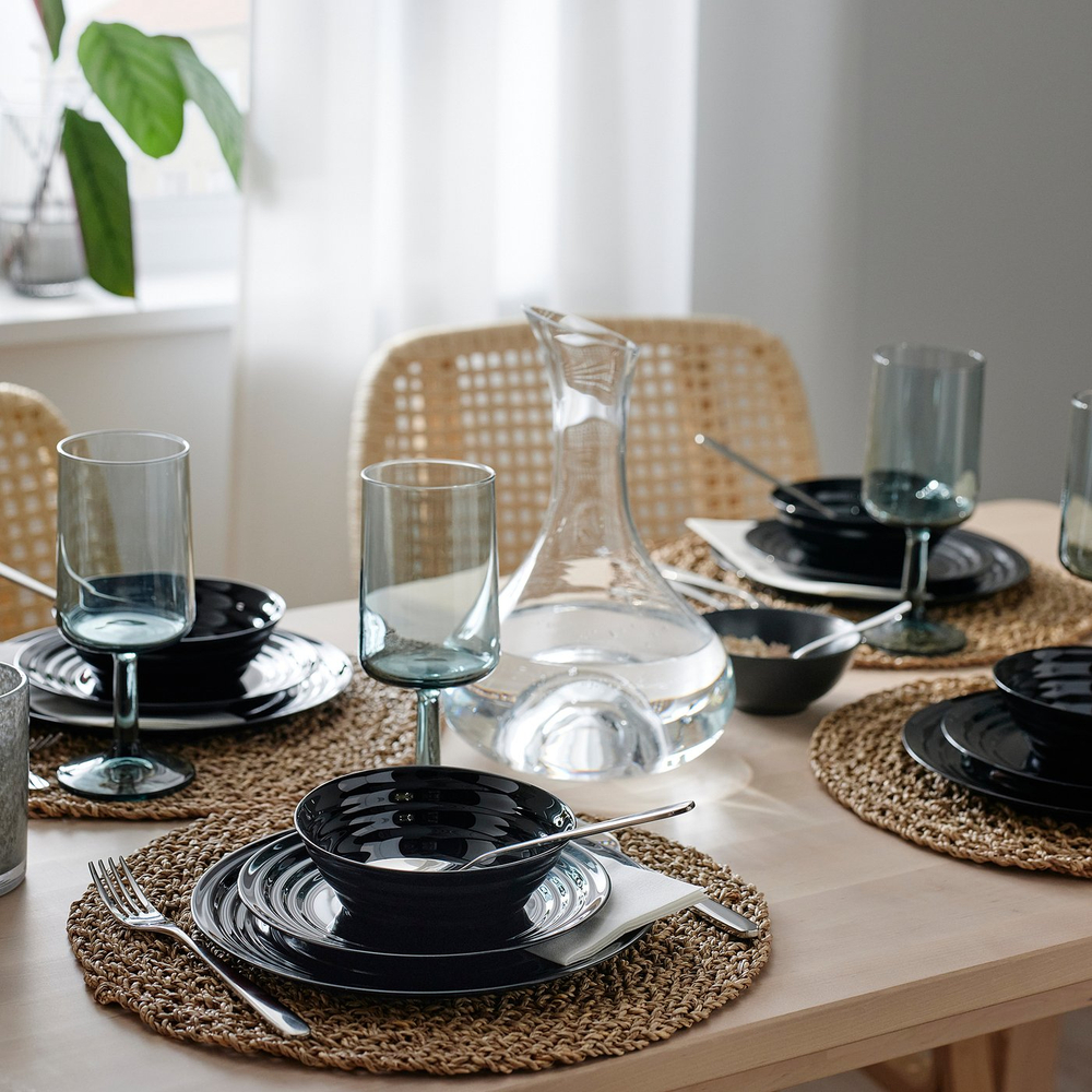 IKEA NÄTBARB  (ИКЕА НЭТБАРБ)  -  Миска - чёрный 14 см