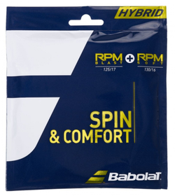 Теннисные струны Babolat RPM Blast 1.25mm + RPM Soft 1.30mm (12 m) - серый