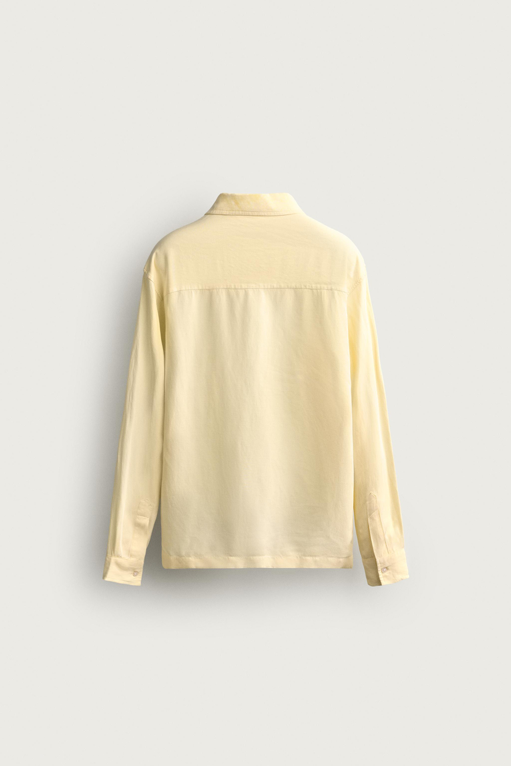 ПОЛО КЛАССИЧЕСКОГО КРОЯ ИЗ ВИСКОЗЫ И ЛЬНА — ZARA