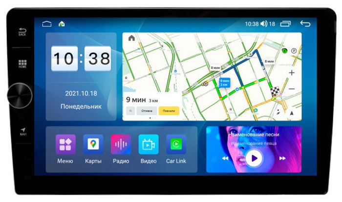 Магнитола для Chevrolet Nexia 2020+, Aveo, Epica, Captiva 2005-2011, Ravon Nexia R3 - Parafar PF020LHDAV на Android 12, Быстрая, CarPlay, 4G SIM-слот