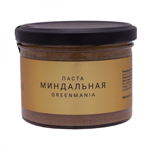 Паста миндальная (almond butter) Greenmania | Гринмания 200г