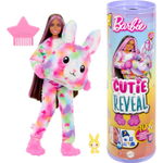 Кукла Барби Кьюти Ревил Зайчик | Barbie Cutie Reveal Bunny HRK38 | кукла в костюме зайчика с сюрпризом Mattel | 3+