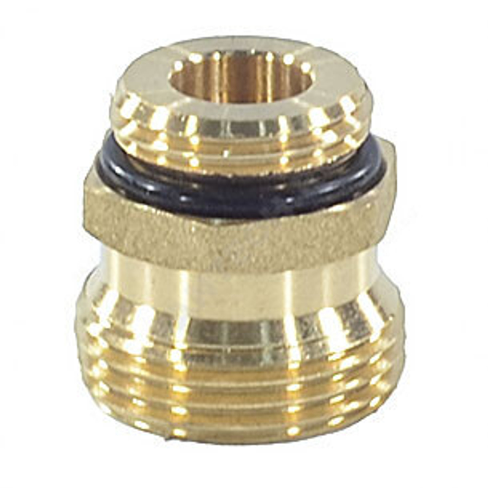 Штуцер переходной латунь 1/2"x3/4" под евроконус для клапана коллекторного Апогей 310011