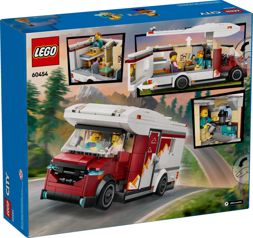 Конструктор LEGO City 60454 Туристический фургон для отдыха и приключений