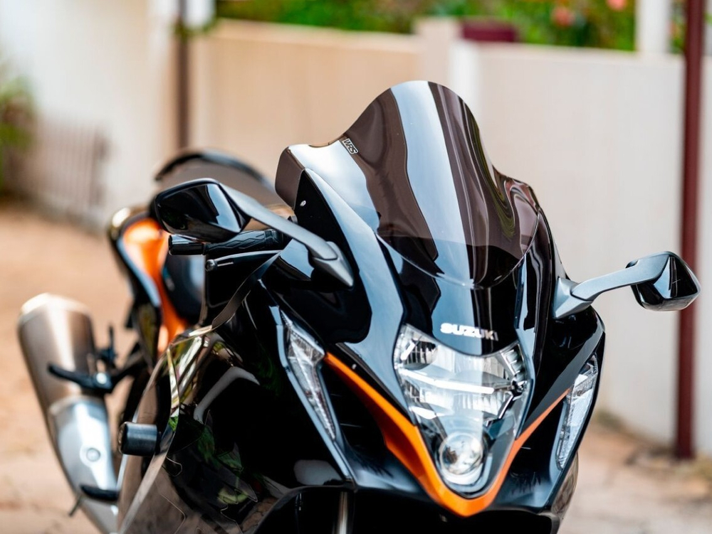 WRS Race Высокое стекло +50мм Suzuki GSX-R 1300 Hayabusa сильно затемненное SU005FS