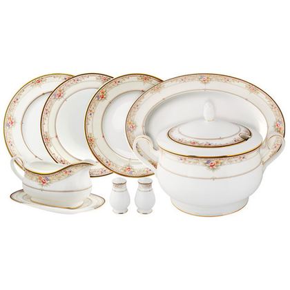 Сервиз столовый на 6 персон 25 предметов Noritake Итальянская роза