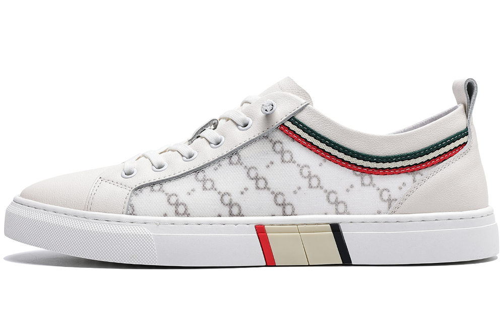 C°BANNER Stylish Skateboarding Shoes Men"s White
