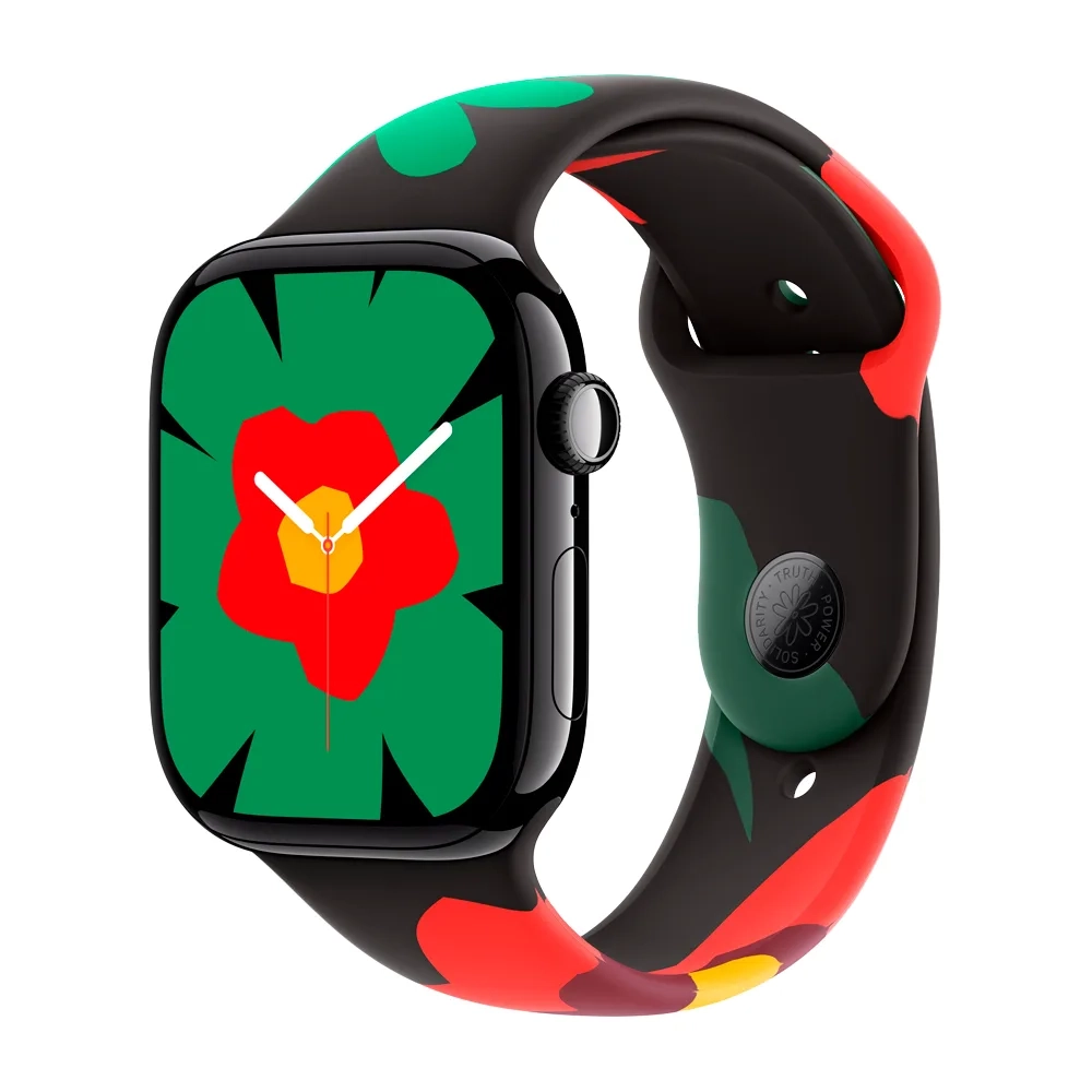 Умные часы Apple Watch Series 11 GPS, 46mm, Jet Black Aluminium Case with Black Unity Sport Band, S/M