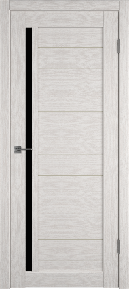 Дверь Atum 9 / Bianco / Black Gloss / Владимирские двери Дверь Atum 9 / Bianco / Black Gloss / Владимирские двери