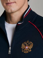 Спортивный костюм мужской RUSSIA 11M-RR-1488 темно-синий