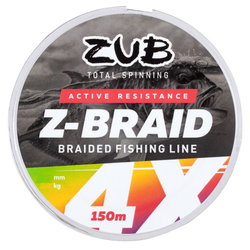 Шнур ZUB Z -BRAID MULTICOLOR 150m 0,18мм