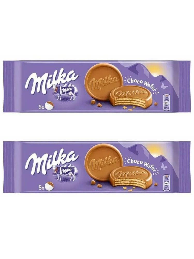 Вафли Milka Choco Wafer 150 г x 2 шт