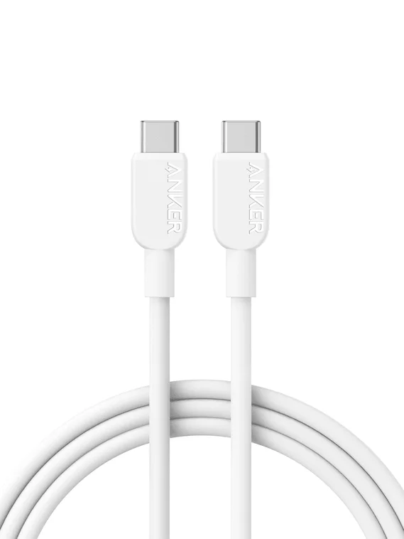 Комплект A2633 Anker Nano 20W + кабель Anker 310 USB-C to USB-C Cable 60W 0,9m (white)