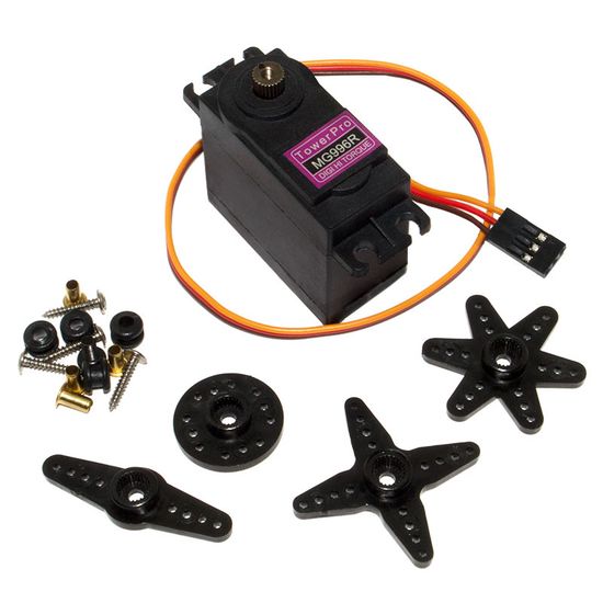 Сервопривод MG996R, 0-180 градусов для Arduino, роботов и RC