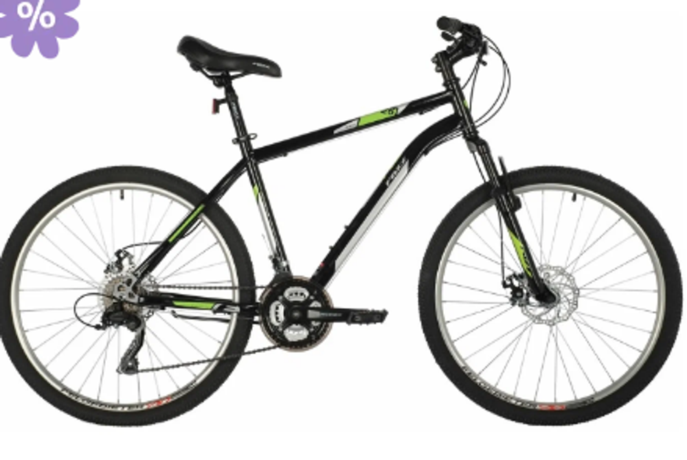 Велосипед Foxx Aztec 26", рама 16,цвет чёрный