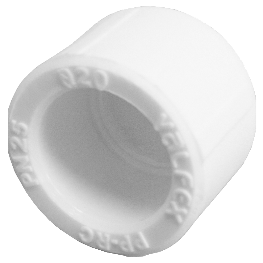 Муфта PP-R белая внутренняя пайка Дн 20 VALFEX 10113020
