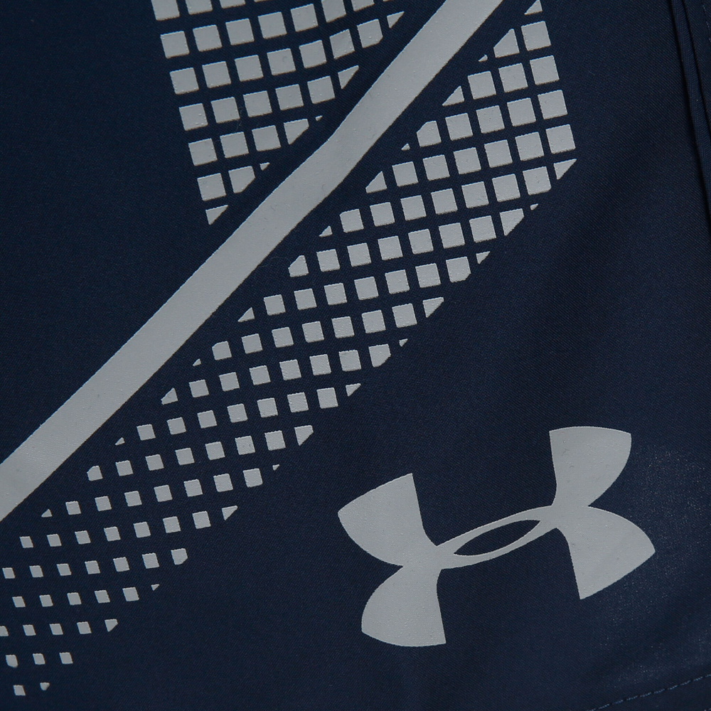 Мужские теннисные шорты Under Armour Woven Graphic Shorts Men - Dark Blue, Silver