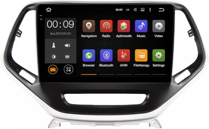 Магнитола для Jeep Cherokee 2014+ - AIROC 2K RX-2202 Android 13, Быстрая, QLed+2K, CarPlay, SIM-слот