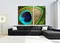 Модульная картина "Перо павлина"