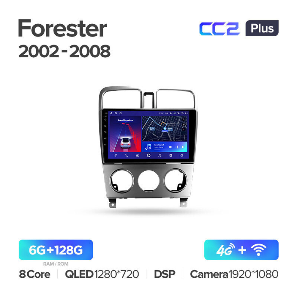 Teyes CC2 Plus 9" для Subaru Forester 2002-2008