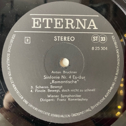 Винтажная виниловая пластинка LP А. Брукнер Bruckner, Wiener Symphoniker, Franz Konwitschny Симфония Sinfonie Nr. 4 Es-dur (ГДР 1974)