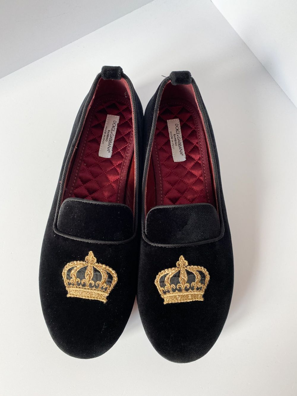 Новые бархатные туфли Dolce&Gabbana, 34,5