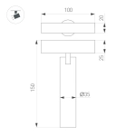Светильник MAG-SPOT-25-R120-12W Day4000 (WH, 30 deg, 24V) (Arlight, IP20 Металл, 5 лет)