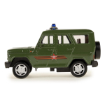 Модель ин. мет. "УАЗ Хантер. Армия России" 10,5см, зеленый, коробка HUNTER-11ARR-GN (72) (Технопарк)