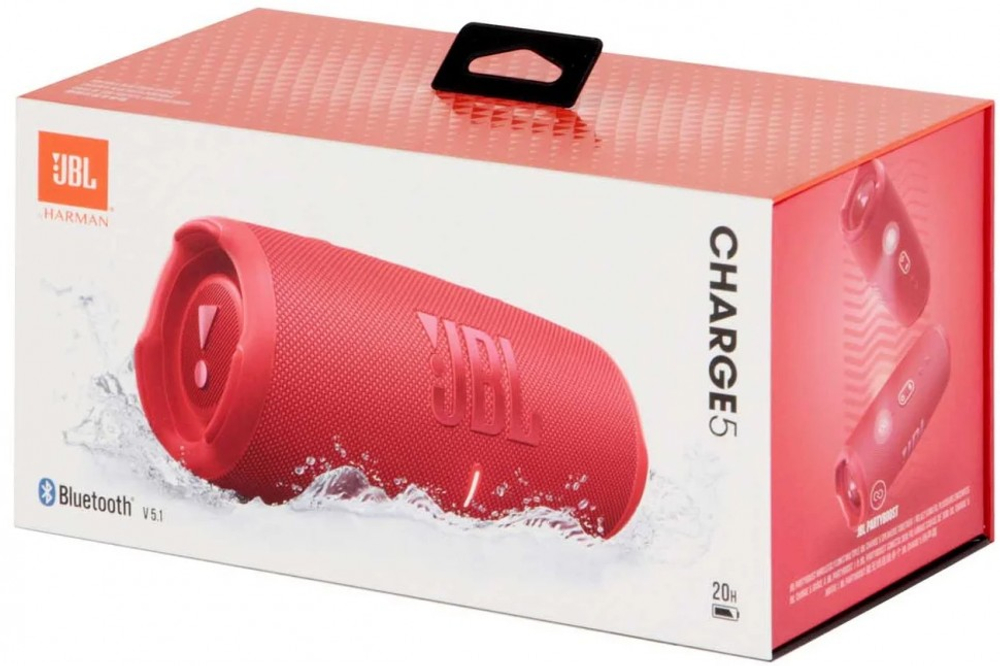 Bluetooth колонка JBL Charge 5 красная