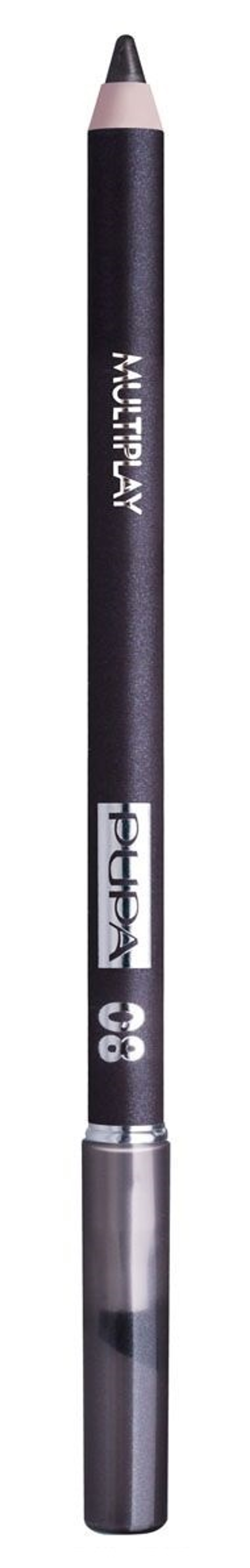 Pupa Карандаш для век Multiplay Eye Pencil, с апликатором, тон №08, Светло-коричневый, 1,2 гр