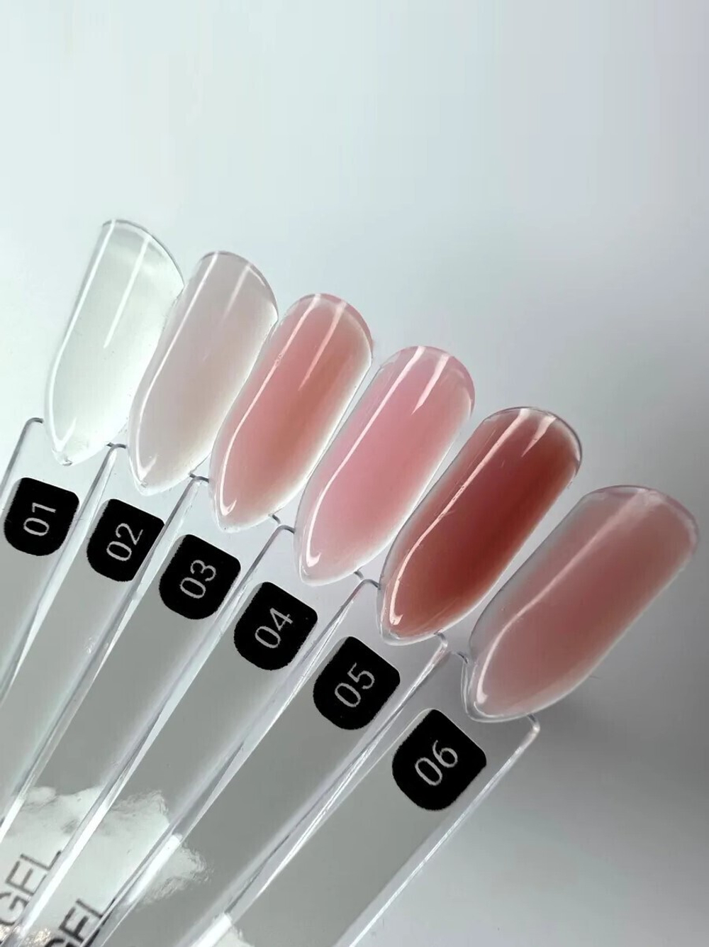 FOR YOU Полигель для наращивания набор из 6 шт
