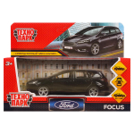 Модель ин. мет. "Ford Focus Turnier" 12см, двер, баг, черный, в коробка (Технопарк)