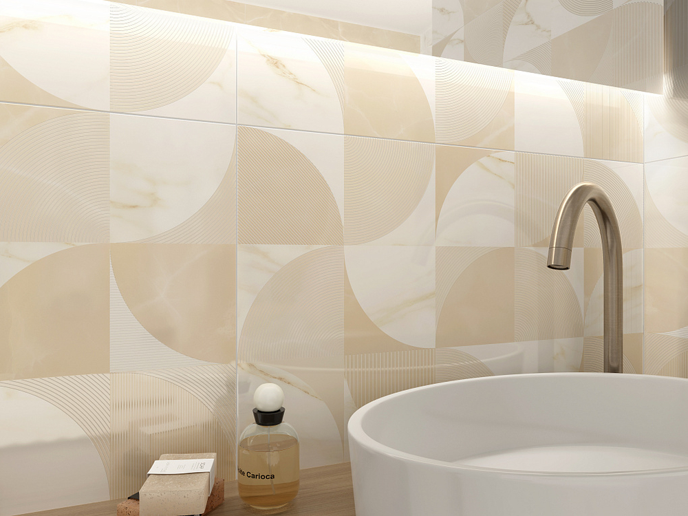 Мармарис беж низ 03 / Marmaris beige wall 03  300х500 (1-й сорт)