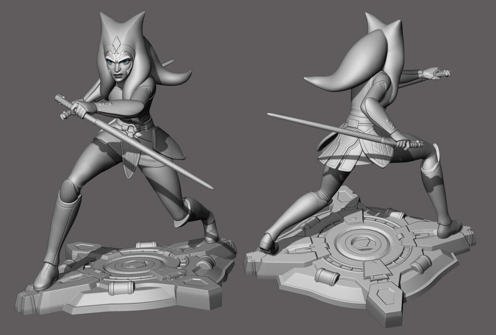 Асока Тано Звездные войны Ahsoka Tano Коллекционная Фигурка Аниме