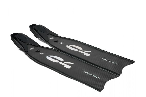 Ласты C4 Carbon Sportech Silicone Carbon T700 черный