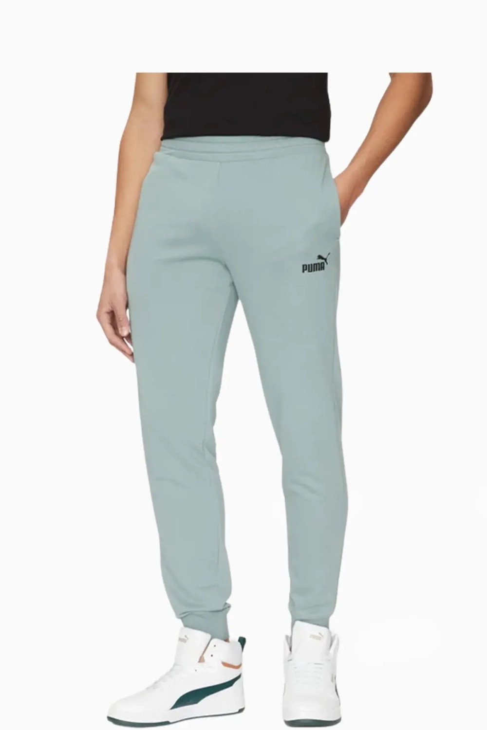 Штаны Puma Essentials Logo No. 1 - бирюзовый
