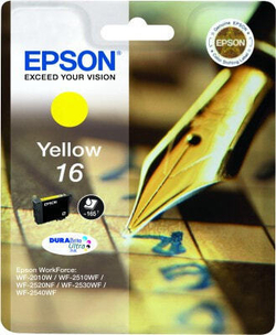 Epson Pen and crossword Singlepack Yellow 16 DURABrite Ultra Ink C13T16244010