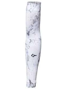 Compression sleeve Floky No Strain Evolution X Musetti Arm Sleeve 1P - white/black