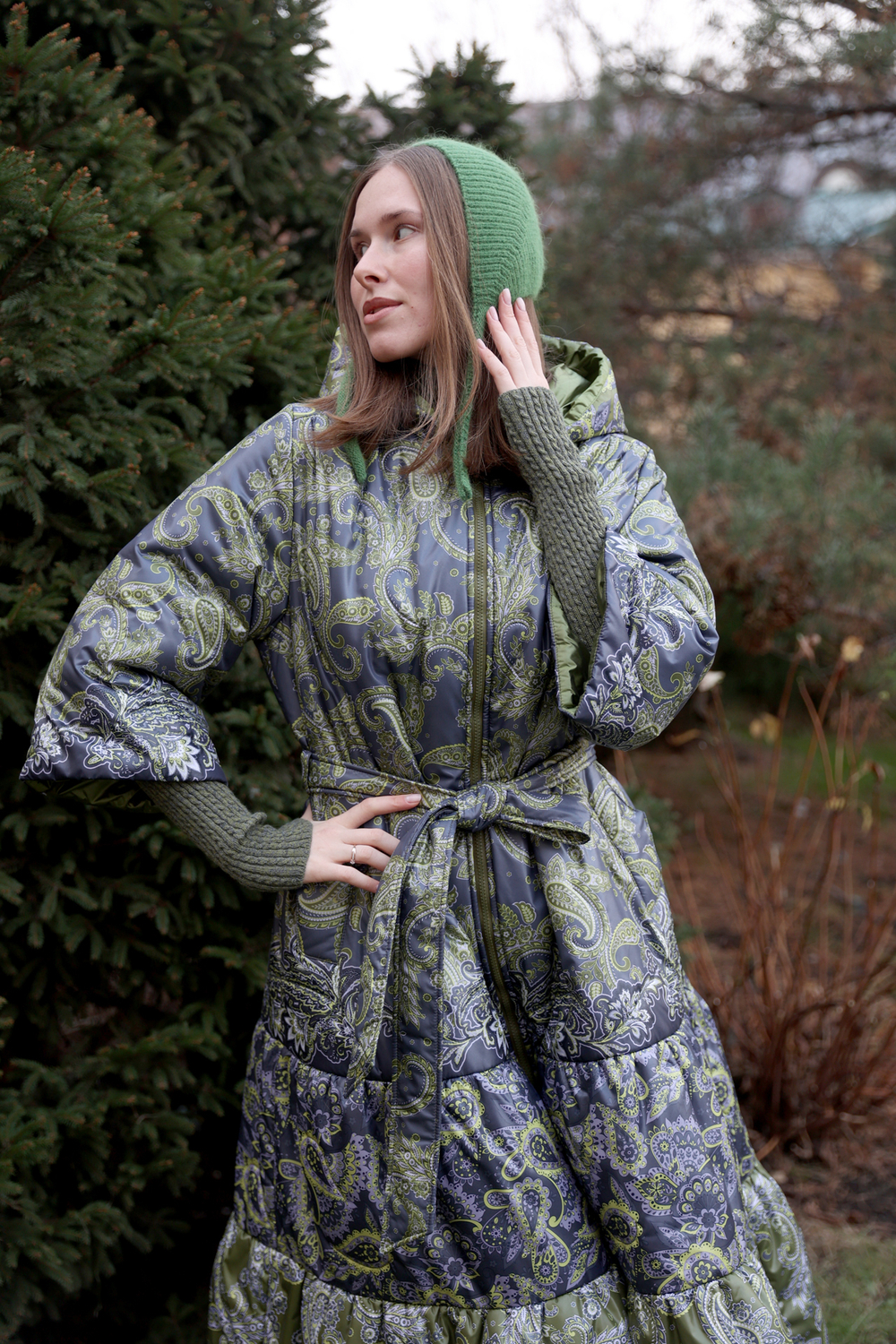 Coat "Kupavna (winter). Polar Owls"