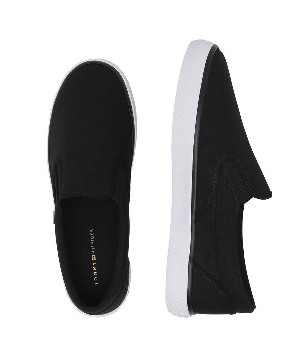 Слипоны VULC CANVAS Tommy Hilfiger - черный(FW0FW08065)