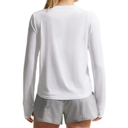 Женская теннисная футболка с длинным рукавом Nike One Classic Dri-Fit Long-Sleeve - white/black