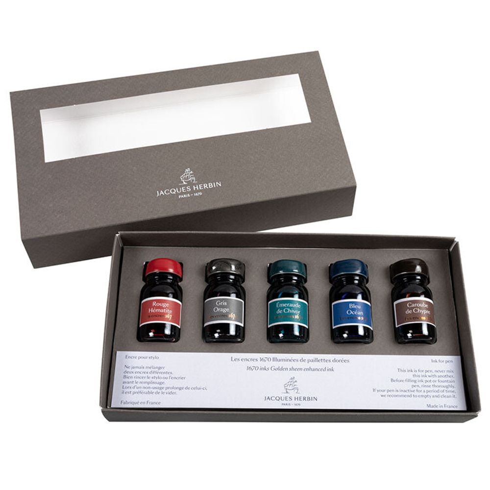 Набор чернил Herbin Prestige 1670 5х10 мл (14000JT)
