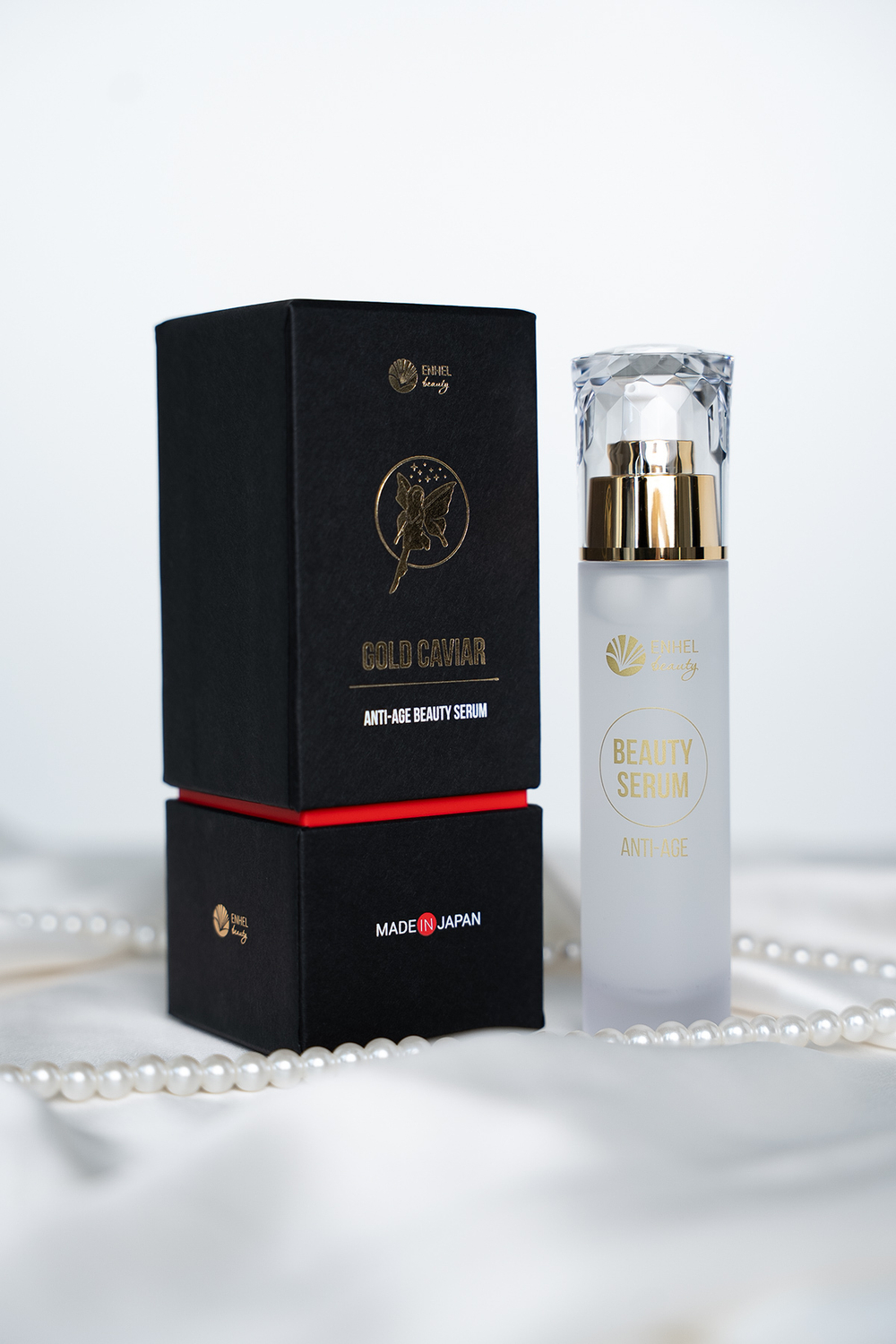 Омолаживающая эссенция для лица с пептидами и коллагеном Enhel Beauty (GOLD CAVIAR)