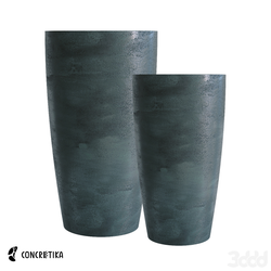 Кашпо CONUS OCEAN GREEN D50 H69