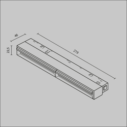 Трековый светильник Technical TR106-4-12W-DS-B