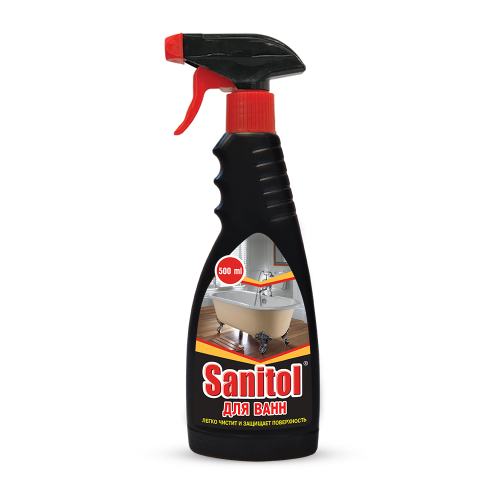 Спрей для ванной комнаты Sanitol, универсальный, 500 мл---