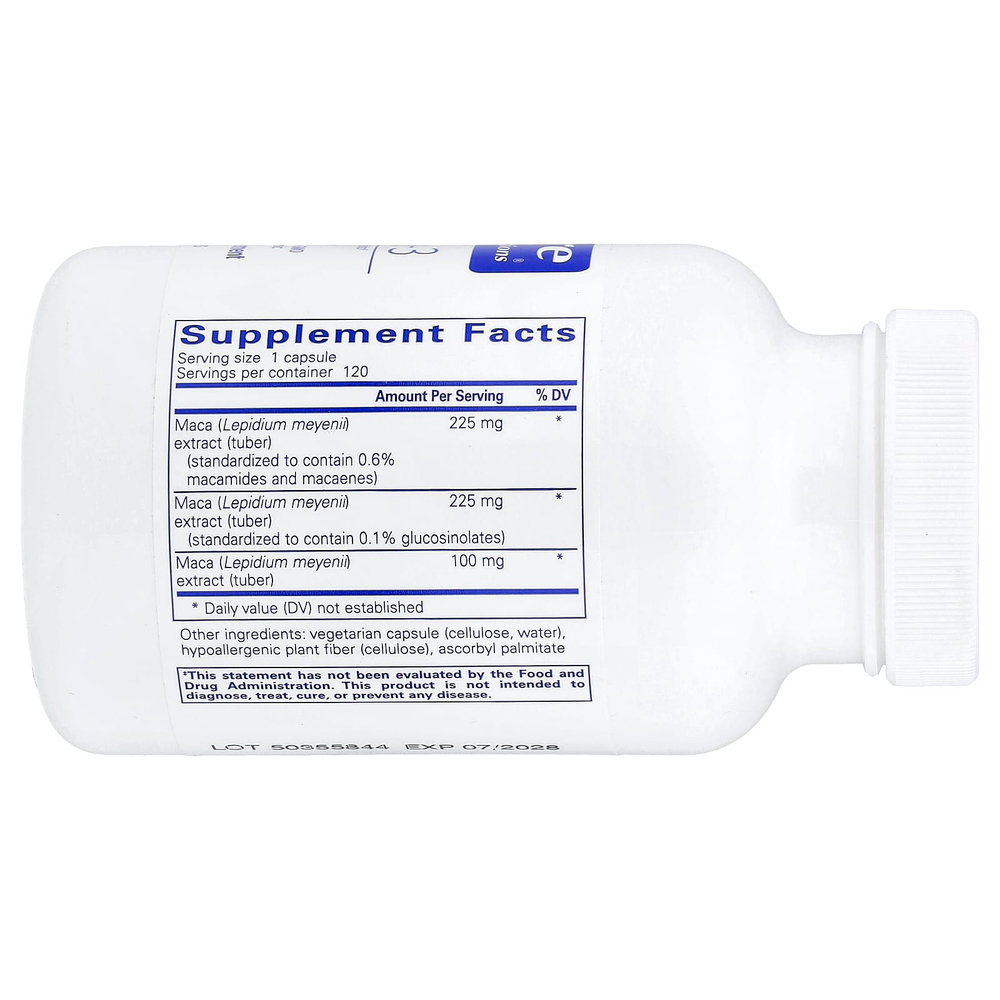 Pure Encapsulations, мака-3, 120 капсул