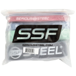 Serious Steel Fitness, 32-дюймовый эспандер, полный набор, набор из 6 предметов