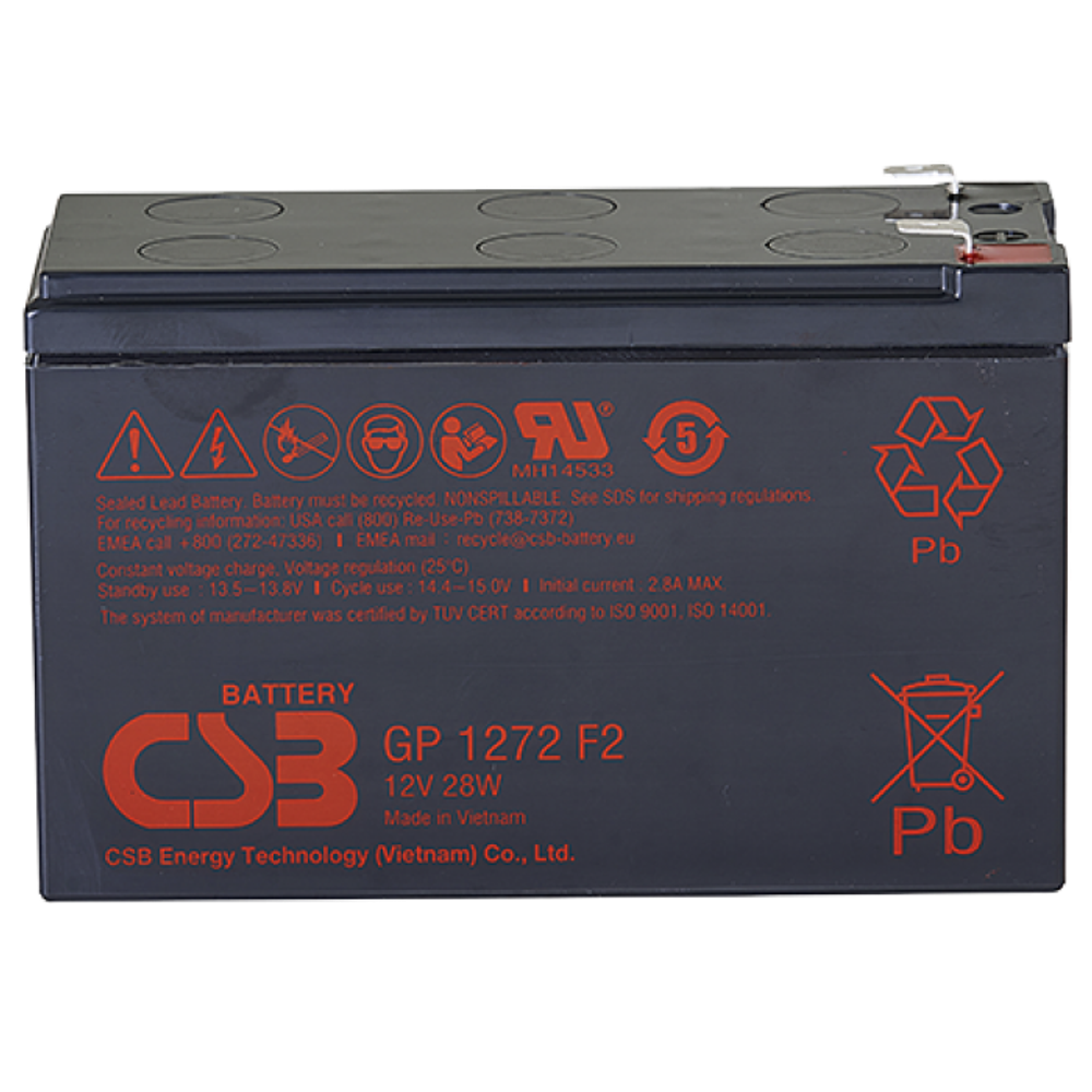 Аккумулятор CSB GP 1272 F2 (28W) - AGM ( 12В / 7,2Ач ) Аккумулятор CSB GP 1272 F2 (28W) - AGM ( 12В / 7,2Ач )